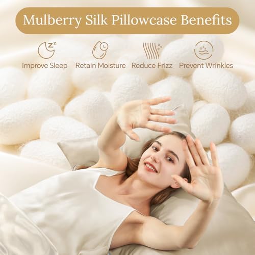 INFIIXSO Mulberry Silk Pillow Cases King Size - Image 2