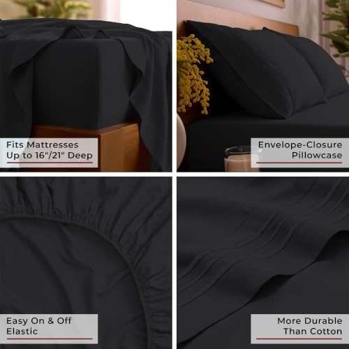 Mellanni Iconic 4-Piece, Ultra Soft Sheet Set - Image 5