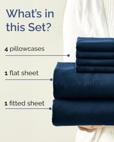 King 6 Piece Bed Sheet Set - Image 2