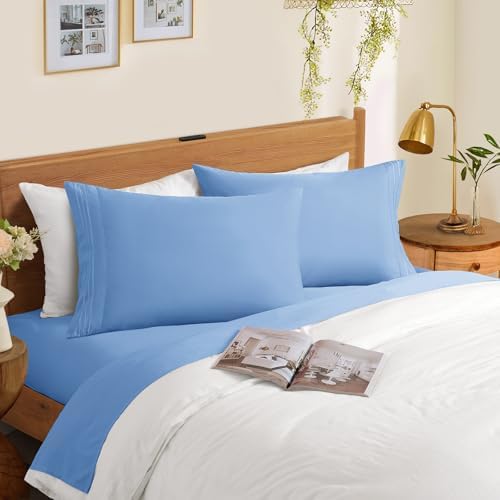 Horbaunal Microfiber Pillowcases Standard Size, 2 Pack - Image 2