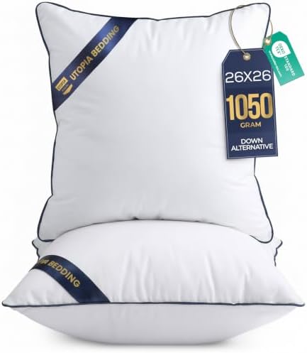 Utopia Bedding 26x26 Throw Pillow Inserts, Decorative Pillows by UTOPIABEDDING
