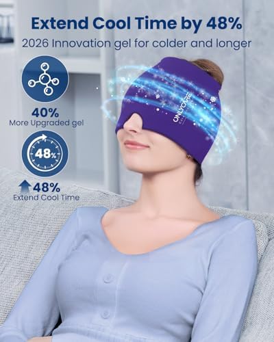 ONLYCARE 2 Pack Migraine Relief Cap, Headache Relief Cap - Image 3