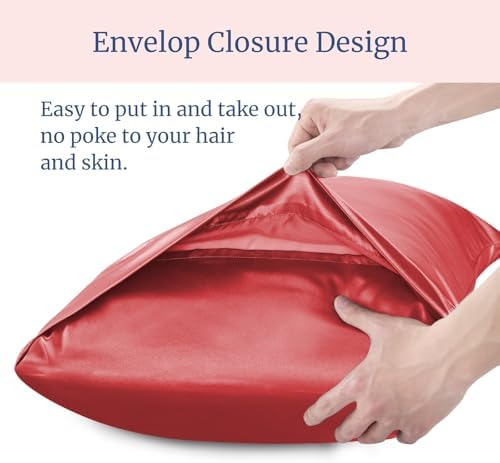 BEDELITE Satin Pillowcases, Standard Size 20x26 Inch, Baked Apple - Image 6