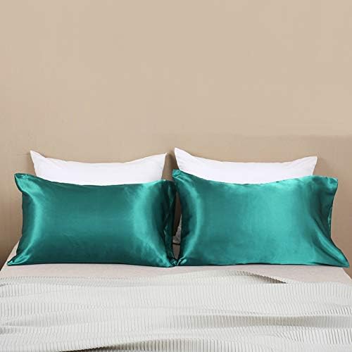 Satin Pillowcases Set of 2, Queen Size Cooling Pillow Cases - Image 6