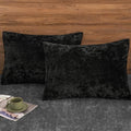 PHF Truly Velvet Pillowcases King Size, No Insert, 2 Pack Ultra Soft Breathable by PHF