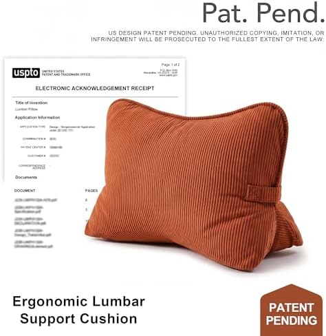 Pat. Pend. Corduroy Back Support Pillow - Image 2
