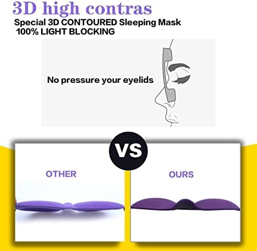 3D Eye mask for Sleeping, Machine Washable, Sleep Mask for Women, Blinder - Image 6