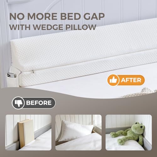 Bed Wedge Gap Filler Queen Size, Wedge Pillow - Image 2