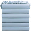 FreshCulture Twin Fitted Sheets, Bulk Pack of 6, Deep Pocket, Soft Microfiber by FreshCulture