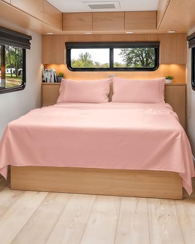 Short Queen Size 4 Piece Bed Sheet Set by CGKUnlimited