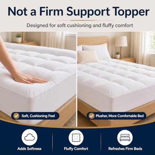 West Month Mattress Topper 1000gsm Premium Quilted, Mattress Cover - Image 3
