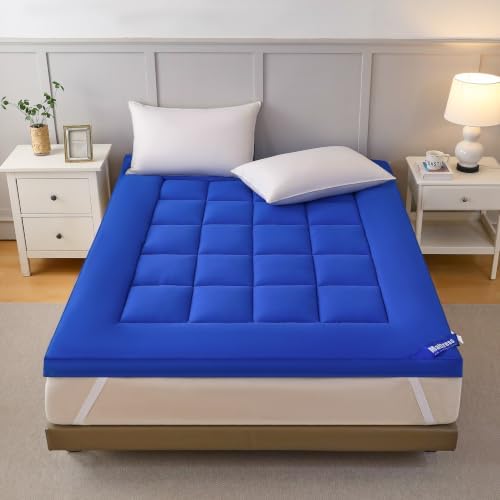 Shatex 2.5 inch Twin Mattress Topper, 800 GSM Ultra Soft Mattress Pad by Shatex