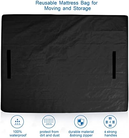 Mattress Bags for Moving and Storage Full Size Waterproof - Image 7