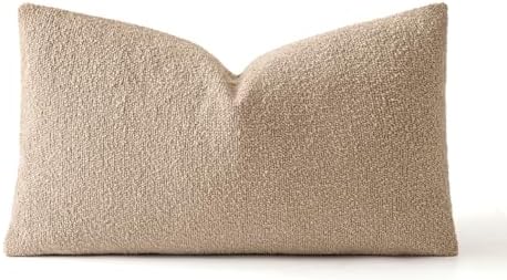 MIULEE Textured Boucle Lumbar Pillow Cover - Image 6