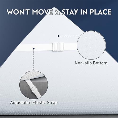 2 Inch Cooling Gel Memory Foam Mattress Topper Queen - Image 6