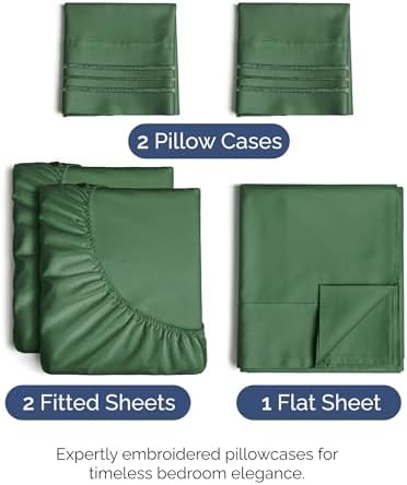 Split King Size 5 Piece Sheet Set - Image 2