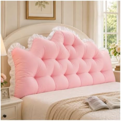 College Dorm Rectangular Long Bolster Backrest Pillow, Dorm Headboard Pillow by Unknown