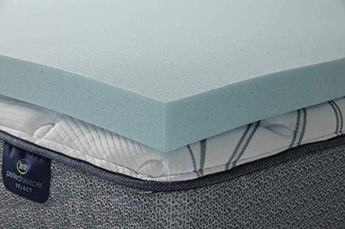 Serta ThermaGel Cooling, Pressure-Relieving Memory Foam Mattress Topper - Image 6