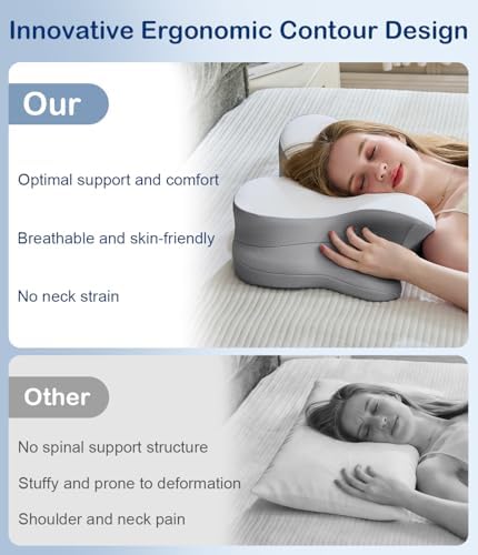 Cervical Neck Pillow, Memory Foam Pillow - Image 2