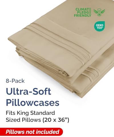 King Standard Pillow Cases Set of 8 - Image 2
