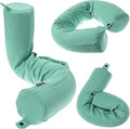 Dot&Dot Twist Memory Foam Travel Pillow, Bendable Neck Pillow by DotDot