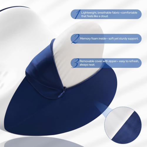 Knee Pillow for Side Sleepers, Memory Foam Leg Pillow - Image 2