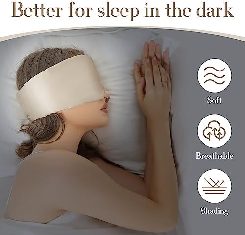 SECZIPE 100% Mulberry Silk Sleep Mask Eye Mask - Image 2