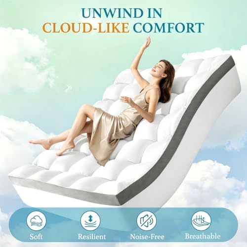 4 Inch Memory Foam Queen Mattress Topper - Image 5