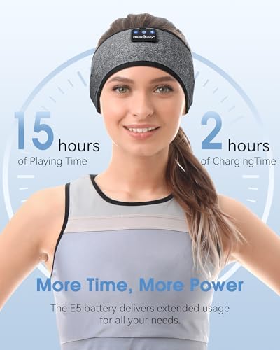 MUSICOZY Sleep Headphones Bluetooth Headband Headphones - Image 5