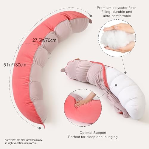 Peallow – Long Round Body Pillow - Image 3