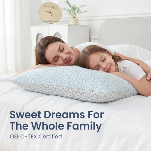 Alkyonos Cooling Pillow for Sleeping：Adjustable Shredded Memory Foam Bed Pillow - Image 2
