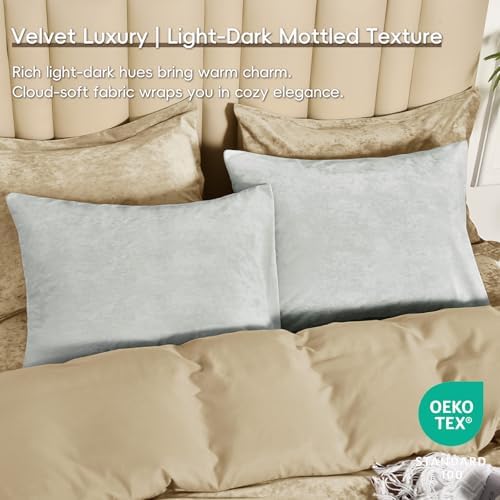 PHF Truly Velvet Pillowcases Standard Size 20"x26", No Insert - Image 2