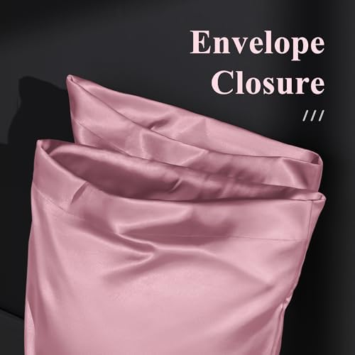 DOWNSTORIA Satin Body Pillow Cover Similar to Silk Body Pillow Pillowcase 1 Pack - Image 4