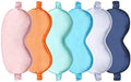 Silk Satin Eye Mask Color Assorted 6-Pack Smooth Sleeping Mask Eye Shade by EleCharm