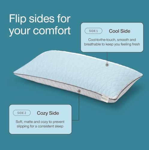 Coop Home Goods Cool Side Pillowcase, Queen Size Cooling Pillow Case - Image 3