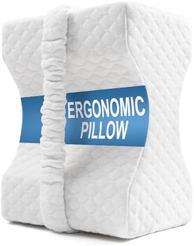 UJPFEO Knee Pillow for Side Sleepers, Memory Foam Leg Support Pillow for by UJPFEO