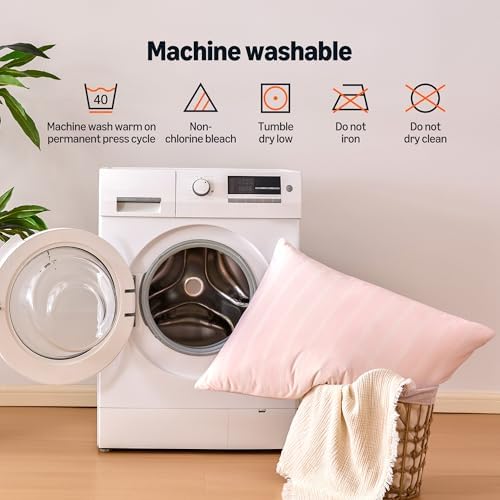 Amazon Basics Stripe Cooling Pillow Cases - Image 6