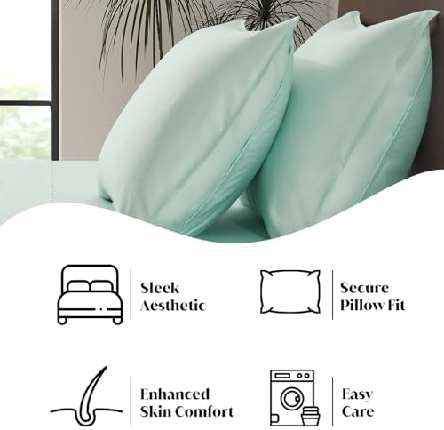 Luxury Bamboo Market |King Envelope Pillowcase Set | 100% Viscose Made from - Image 3