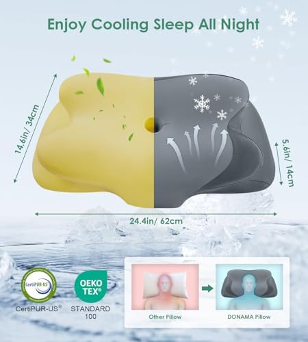 DONAMA Cervical Pillow Ergonomic Memory Foam Pillow - Image 2