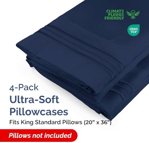 King Standard Pillow Cases Set of 4 - Image 2