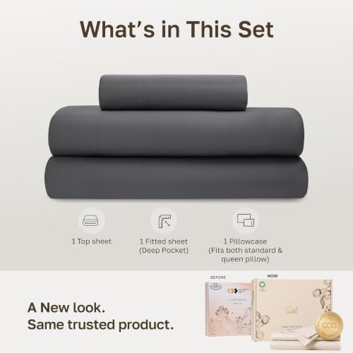 California Design Den 100% Organic Cotton Twin Sheets - Image 3