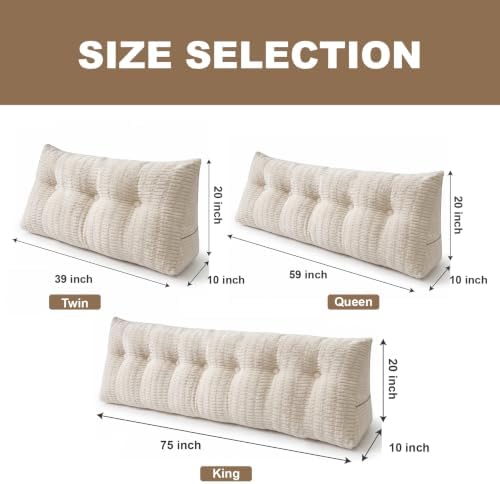 Headboard Pillow King, Triangle Pillows - Image 5
