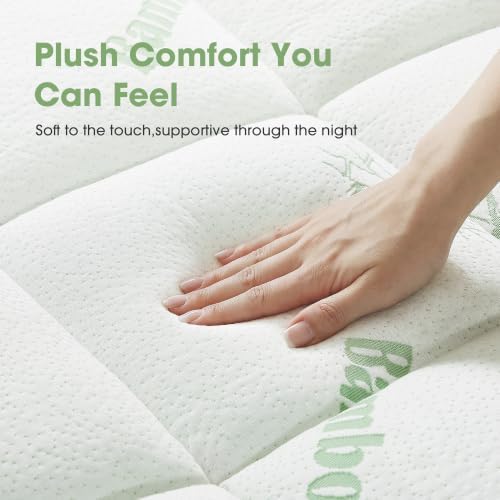 Mattress Pad Twin Size, Cooling Pillow Top Mattress Topper, Ultra Soft Viscose - Image 2
