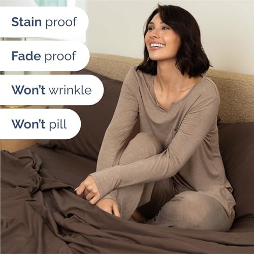 Split King 7 Piece Bed Sheet Set - Image 5
