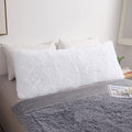 MEGO Luxury Fluffy Faux Fur Body Pillow Cover 20x54 by MEGO