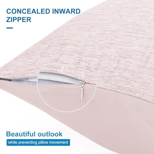 HOMFINE Cooling Pillowcases for Hot Sleepers King Size Set of 2 - Image 6