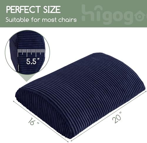 Lumbar Support Pillow for Recliner Chair/Accent Chair/Couch, Extra Large Memory - Image 2