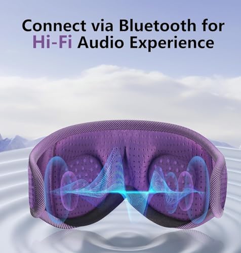 TOPOINT Sleep Mask Headphones Bluetooth 5.4, 3D Eye Mask - Image 6