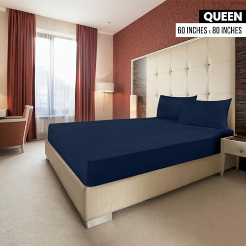 Pack of 2 Queen Fitted Sheet, Fits Up to 15 Inch Deep Pocket - Image 2