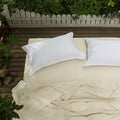 CHUFFED 100% Cotton Waffle Weave Pillowcases 2 Pack King Size, 20x36 Inches by Chuffed